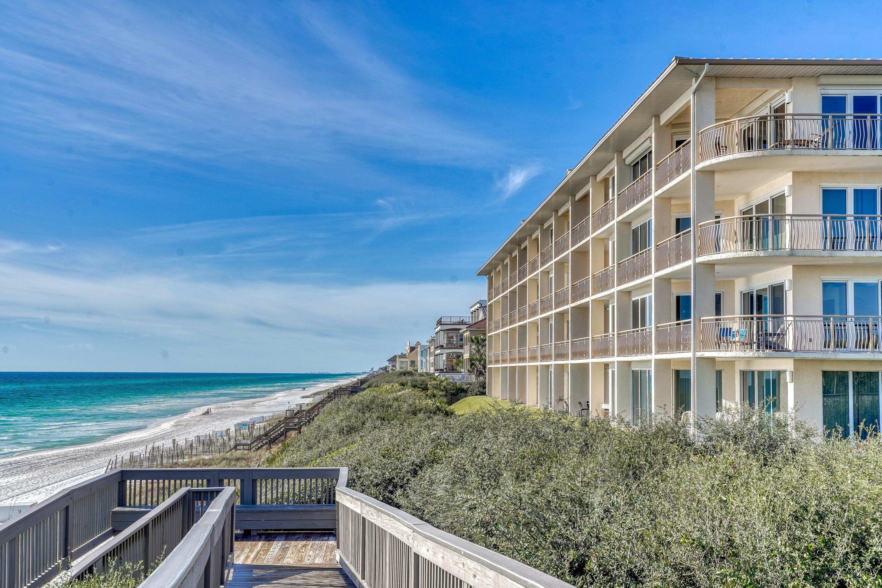 10254 East Co Highway, Unit 12W Inlet Beach, FL 32461 - Photo 34 of 42 a view of a building from a balcony