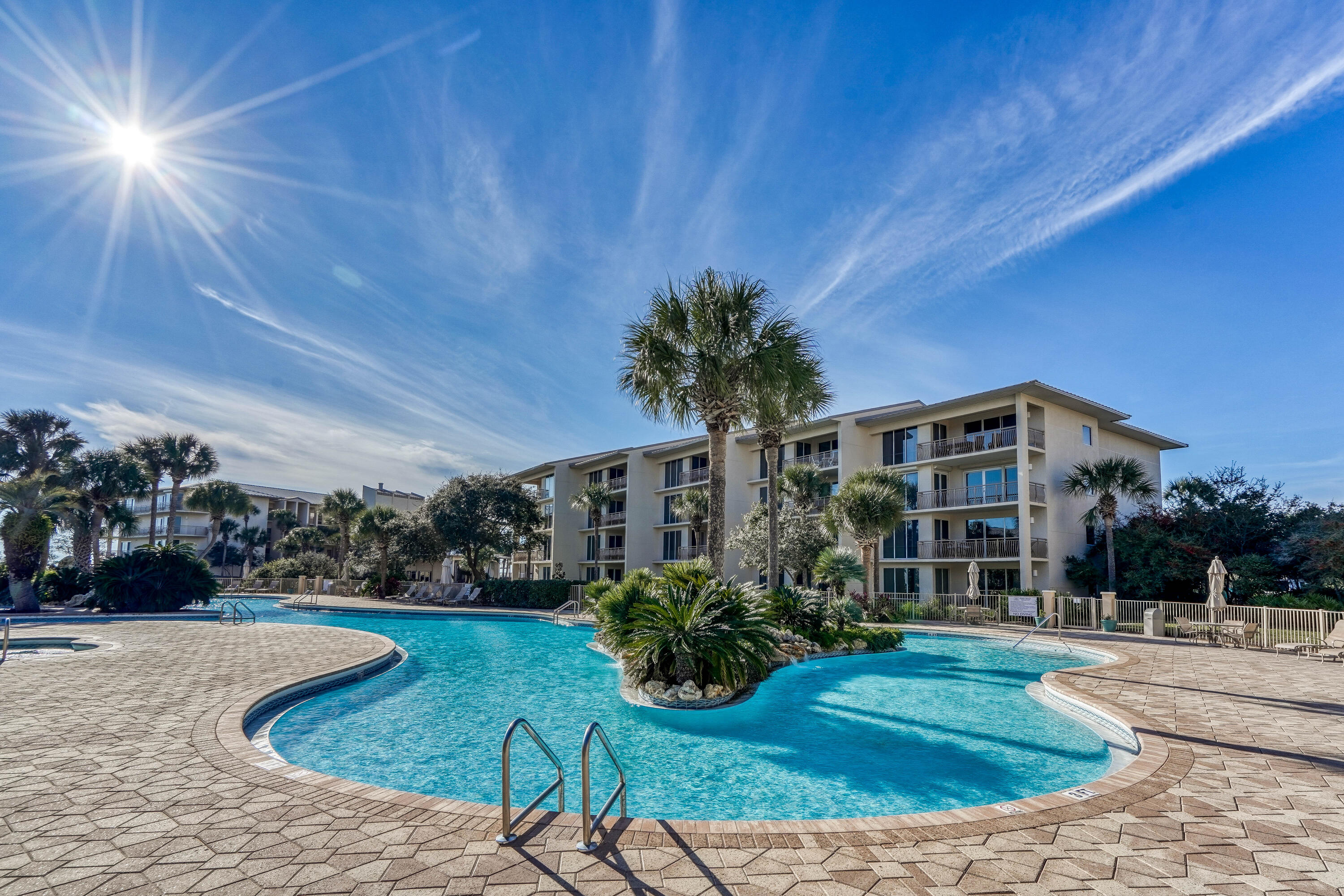 10254 East Co Highway, Unit 12W Inlet Beach, FL 32461 - Photo 37 of 42 a front view of a house with garden