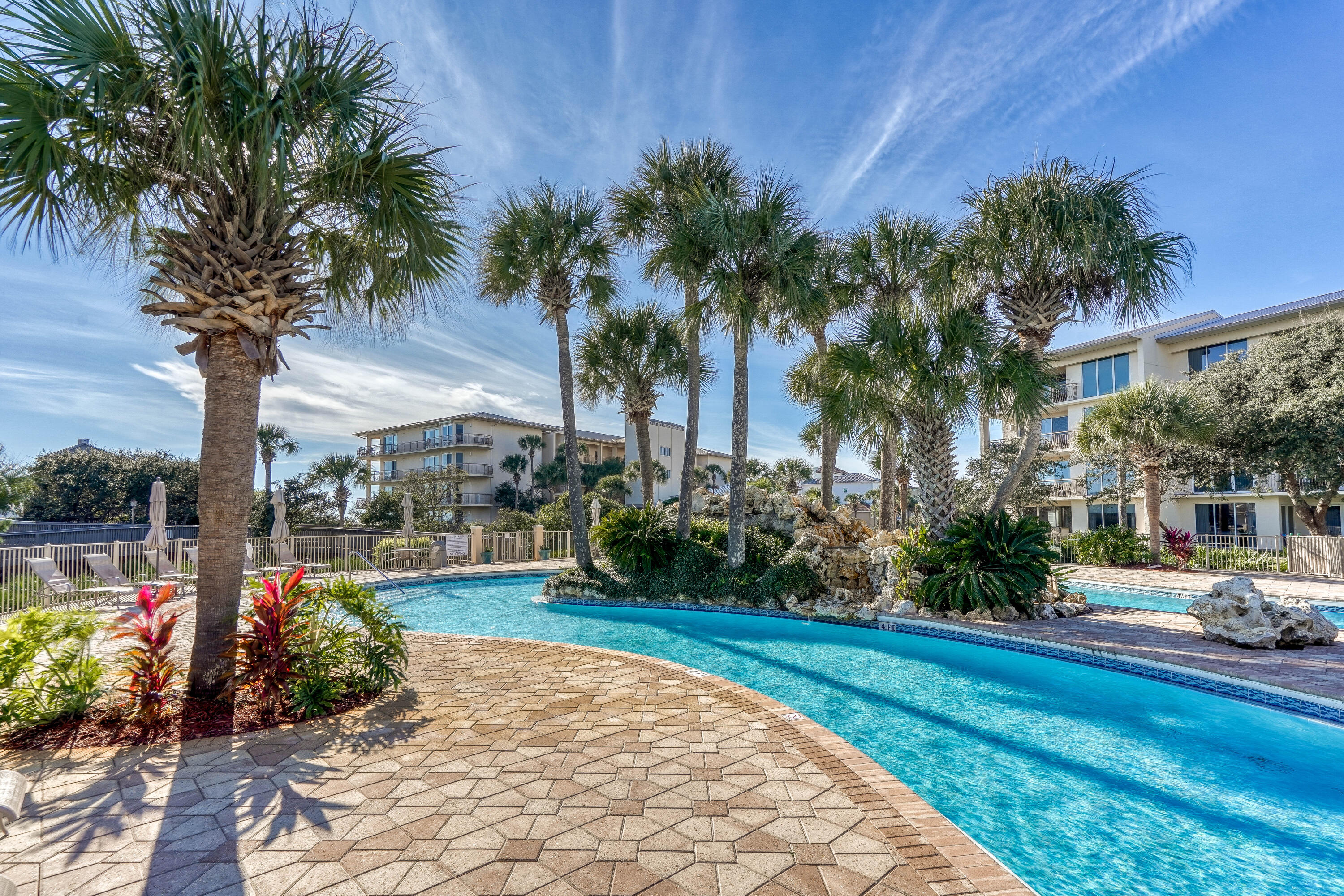 10254 East Co Highway, Unit 12W Inlet Beach, FL 32461 - Photo 41 of 42 a view of a yard with palm trees