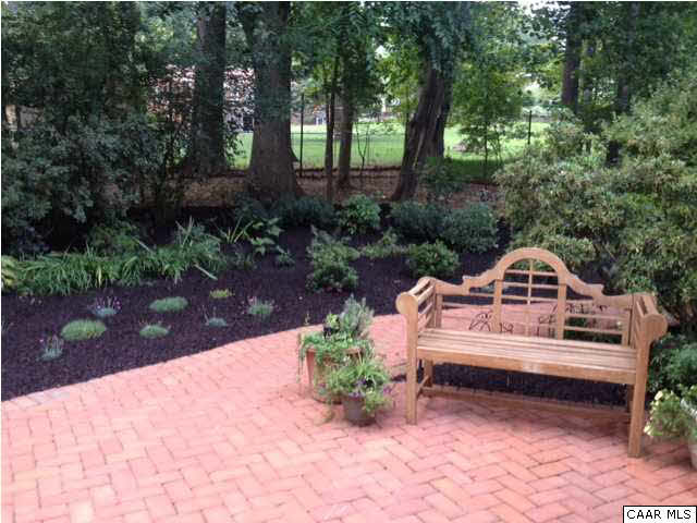 2803 Huntington Road Charlottesville, VA 22901 - Photo 21 of 42 a view of a bench in a garden