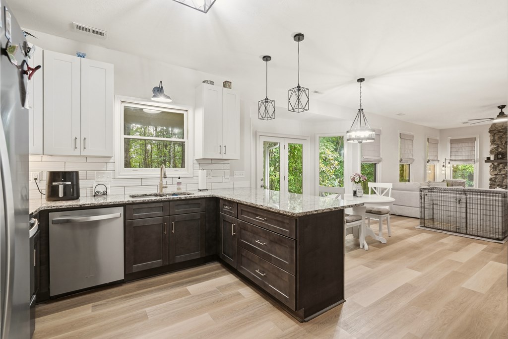 175 Crane Creek Road Young Harris, GA 30582 - Photo 15 of 40 a kitchen with lots of counter top space