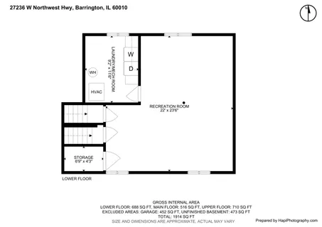 $425,000 | 27236 West Northwest Highway, Barrington, IL 60010