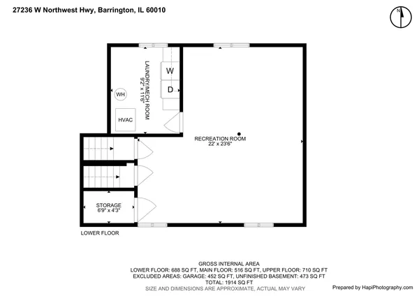 $425,000 | 27236 West Northwest Highway, Barrington, IL 60010
