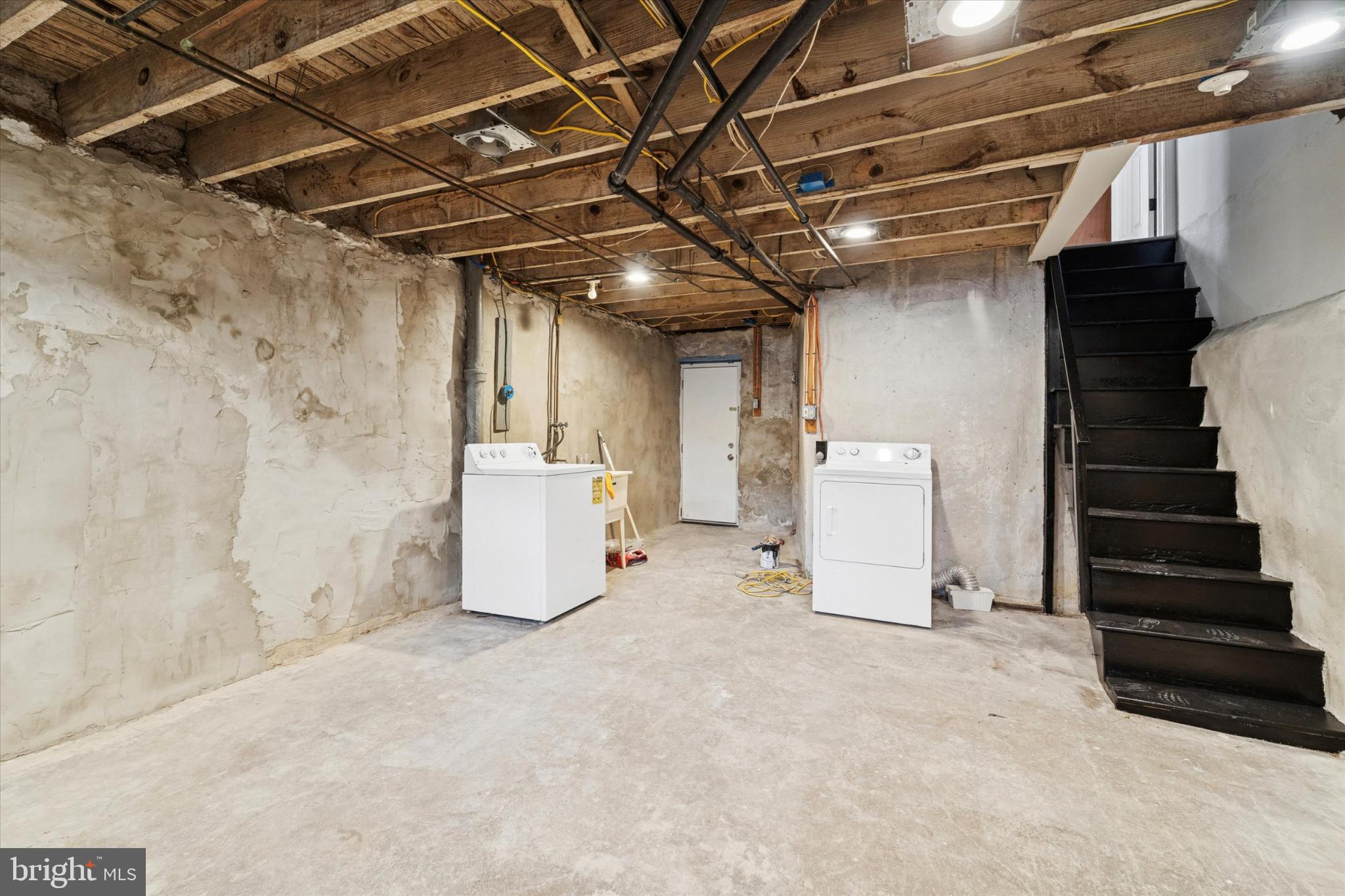247 Coverly Road Lansdowne, PA 19050 - Photo 24 of 25 Spacious unfinished basement with laundry area.