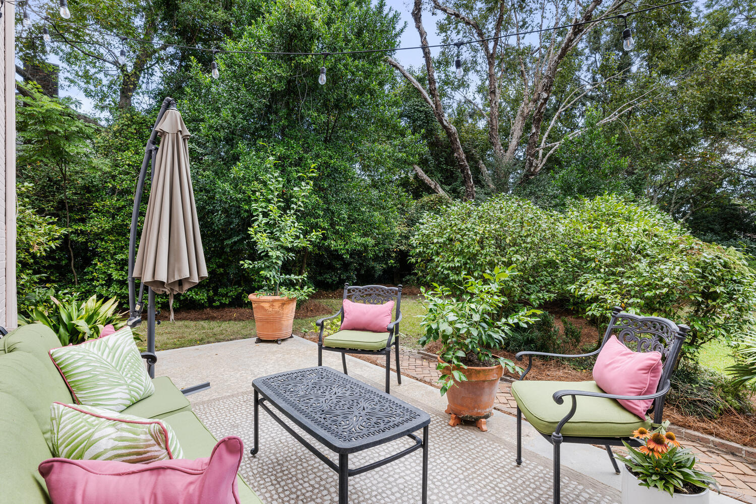 9 Guerard Road Charleston, SC 29407 - Photo 59 of 75 Elevated Patio Overlooks the Yard