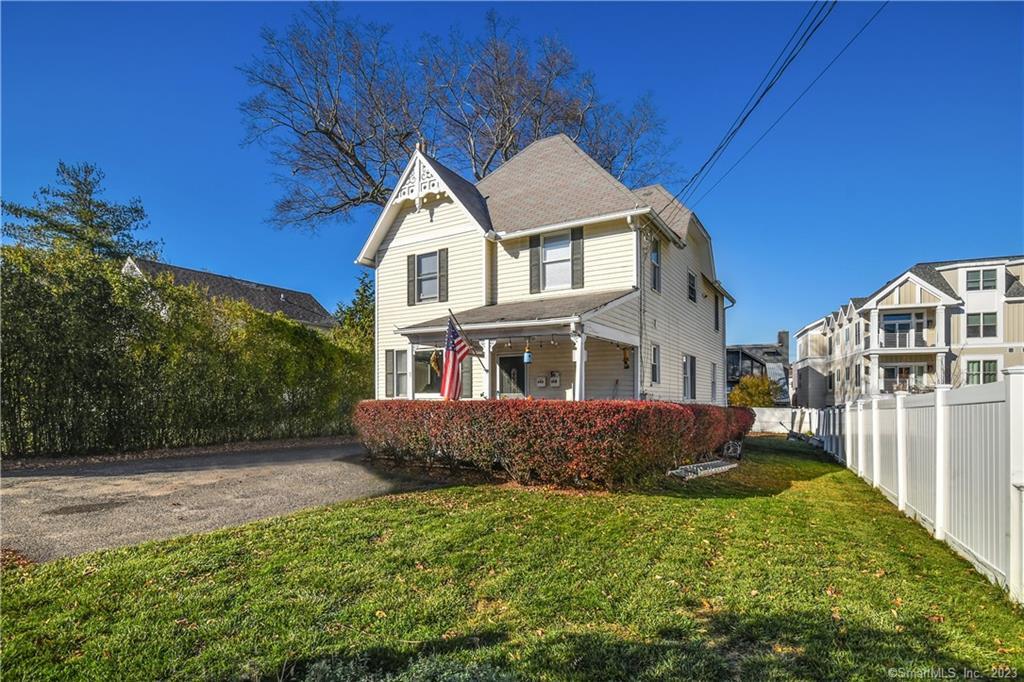 64 East Avenue New Canaan, CT 06840 - Photo 1 of 23 Beautiful front yard and first floor unit entrance off the porch