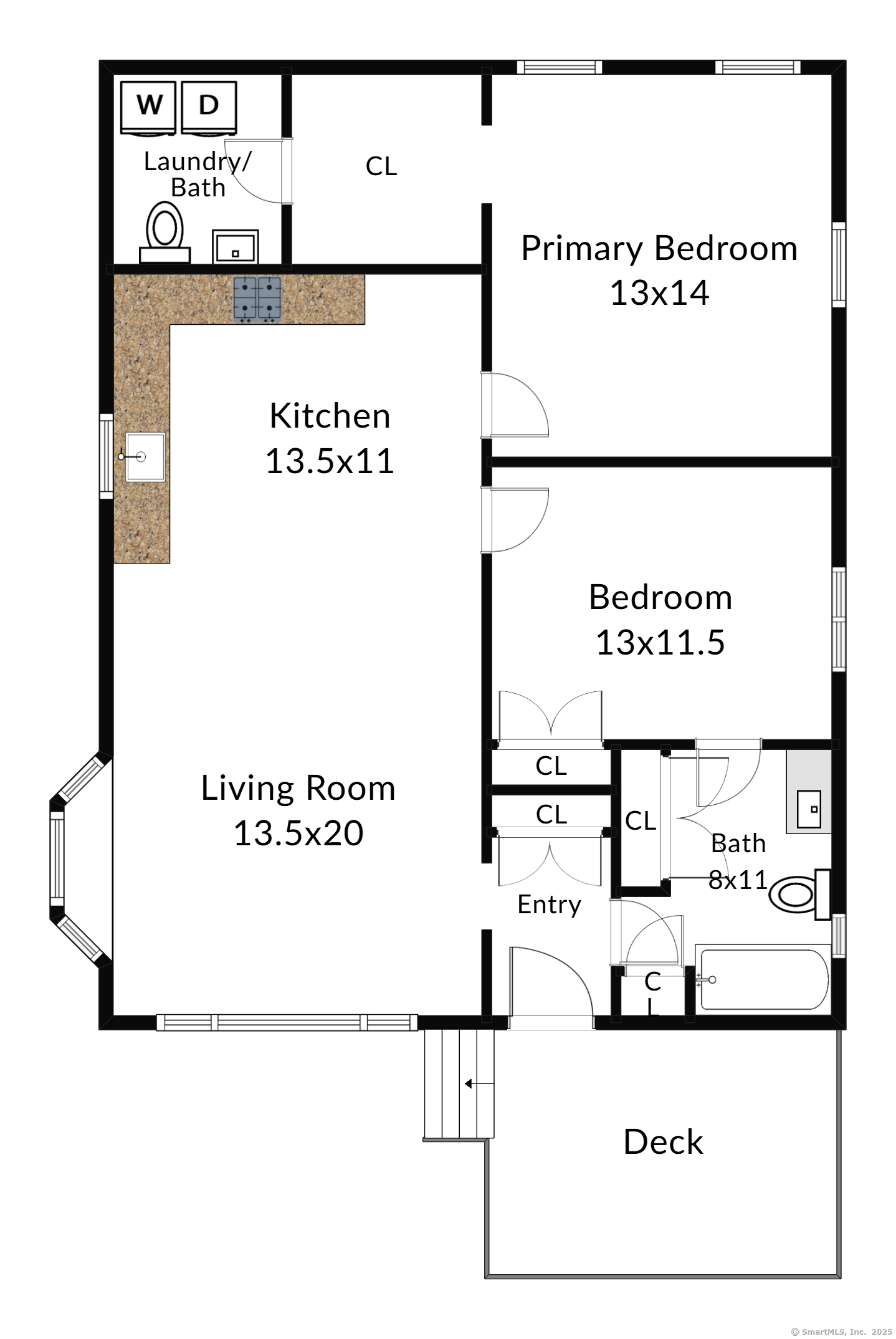 64 East Avenue New Canaan, CT 06840 - Photo 23 of 23 First floor unit floorplan