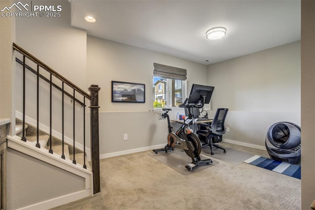 1325 Sunshine Vly Way Colorado Springs, CO 80921 - Photo 33 of 45 a view of a room with gym equipment