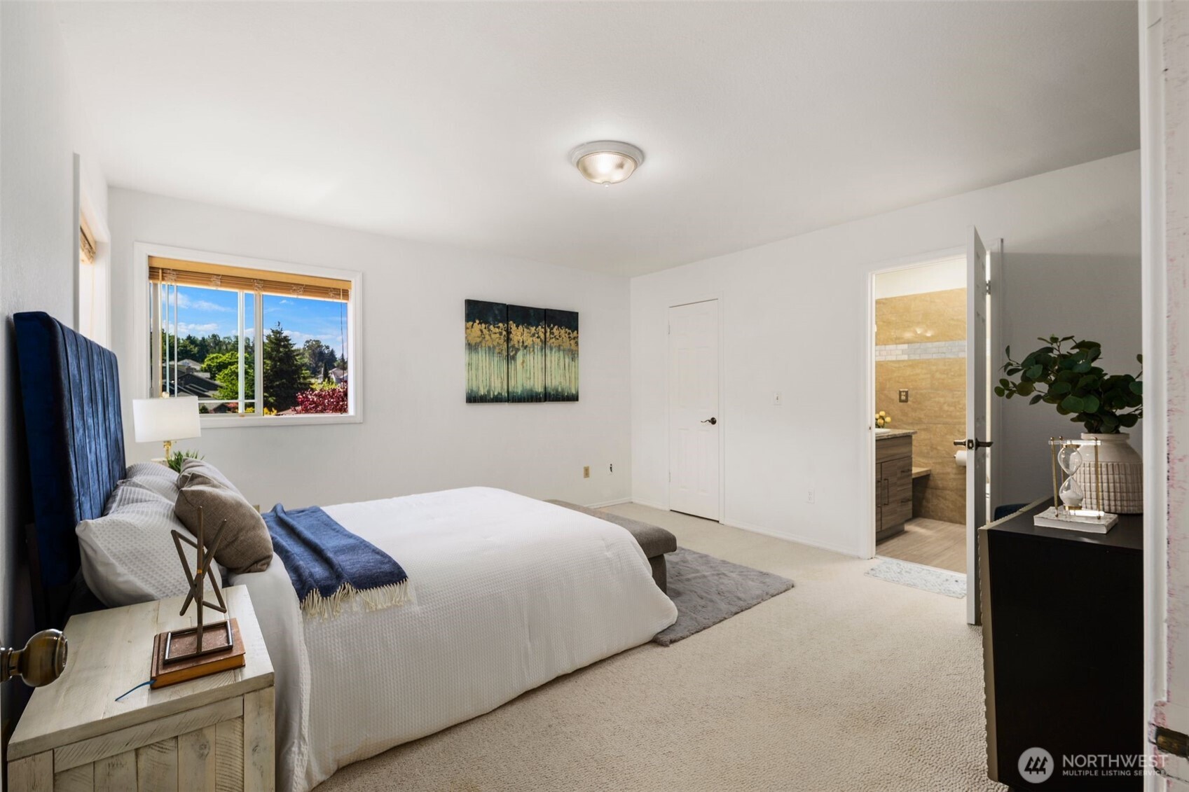 14015 Southeast 156th Court Renton, WA 98058 - Photo 25 of 36 a bedroom with a bed and furniture