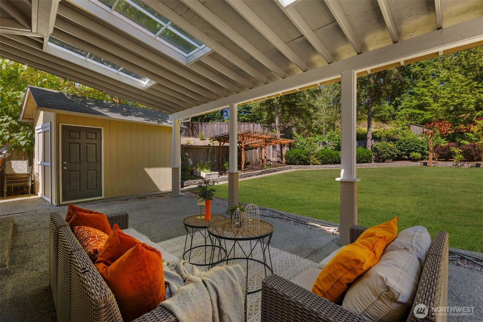 14015 Southeast 156th Court Renton, WA 98058 - Photo 29 of 36 a patio with yard table and chairs