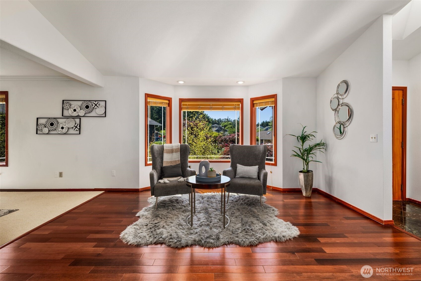 14015 Southeast 156th Court Renton, WA 98058 - Photo 8 of 36 a living room with furniture and wooden floor