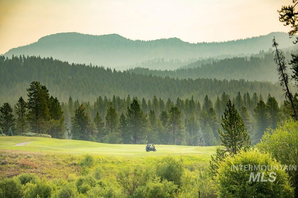 241 West Jug Road McCall, ID 83638 - Photo 16 of 18 View of mountain backdrop with a golf course and a forest