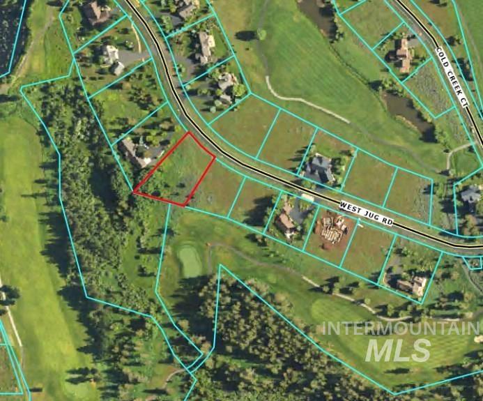 241 West Jug Road McCall, ID 83638 - Photo 4 of 18 Aerial map of property and surrounding area featuring property boundaries highlighted