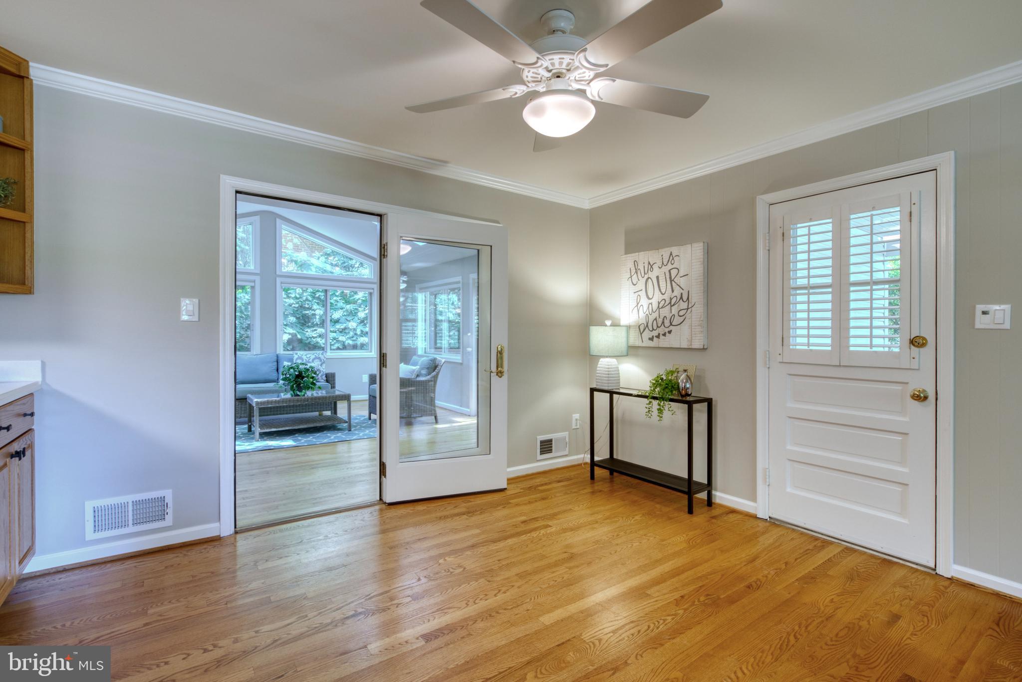 6710 Sydenstricker Road Springfield, VA 22153 - Photo 21 of 46 View of Side Entrance and Sun Room
