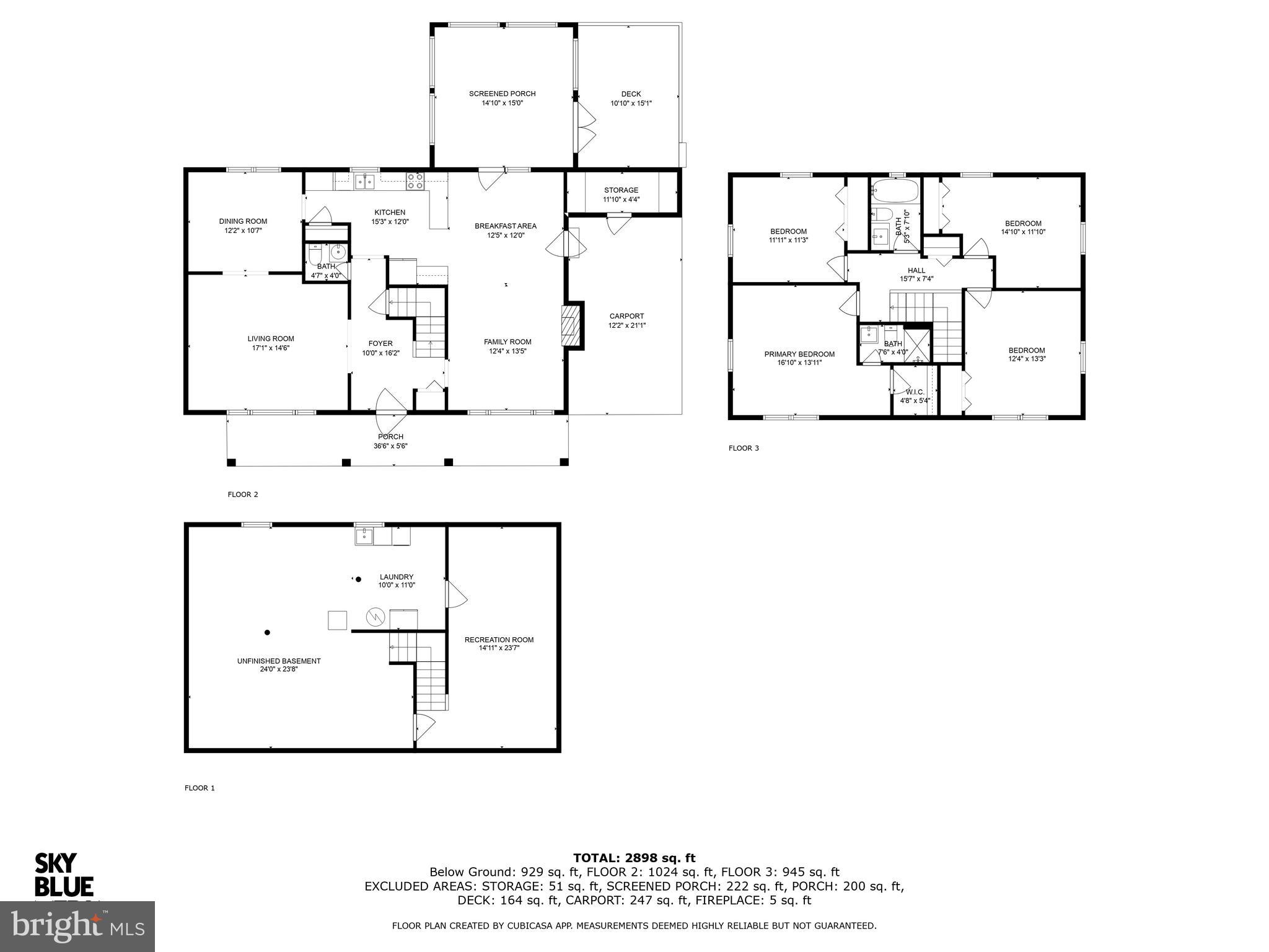 6710 Sydenstricker Road Springfield, VA 22153 - Photo 46 of 46 Whole House Floor Plan