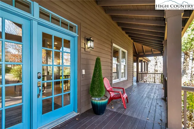a view of a house with a porch