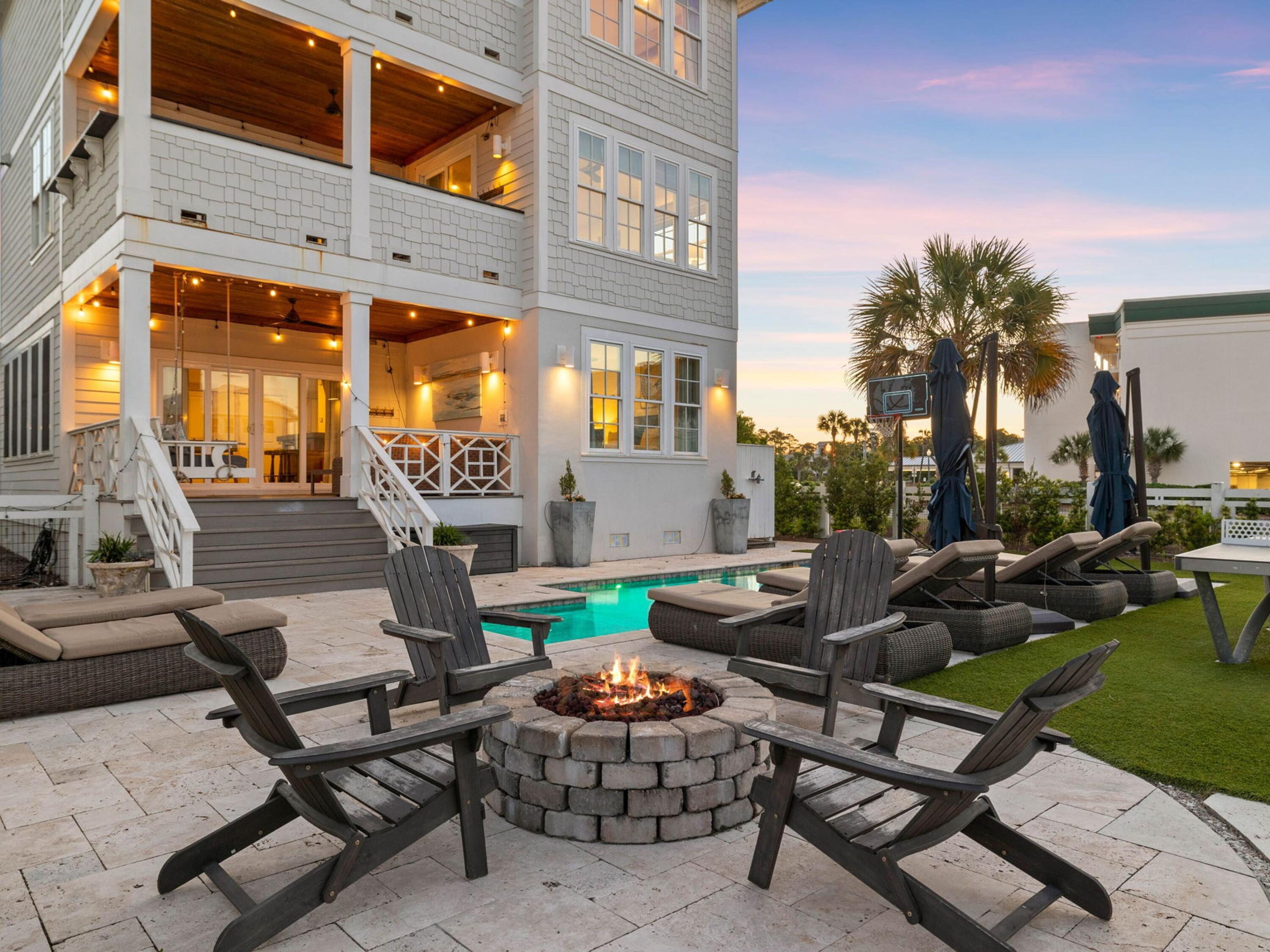 113 Dunes Estates Boulevard Santa Rosa Beach, FL 32459 - Photo 33 of 35 a backyard of a house with outdoor seating