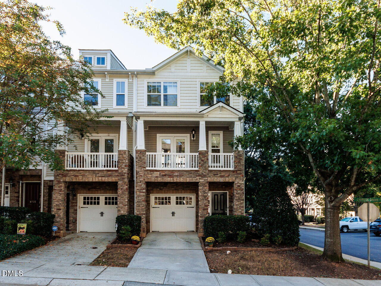8729 Cypress Grove Run Raleigh, NC 27612 - Photo 2 of 41 a front view of a house with garden