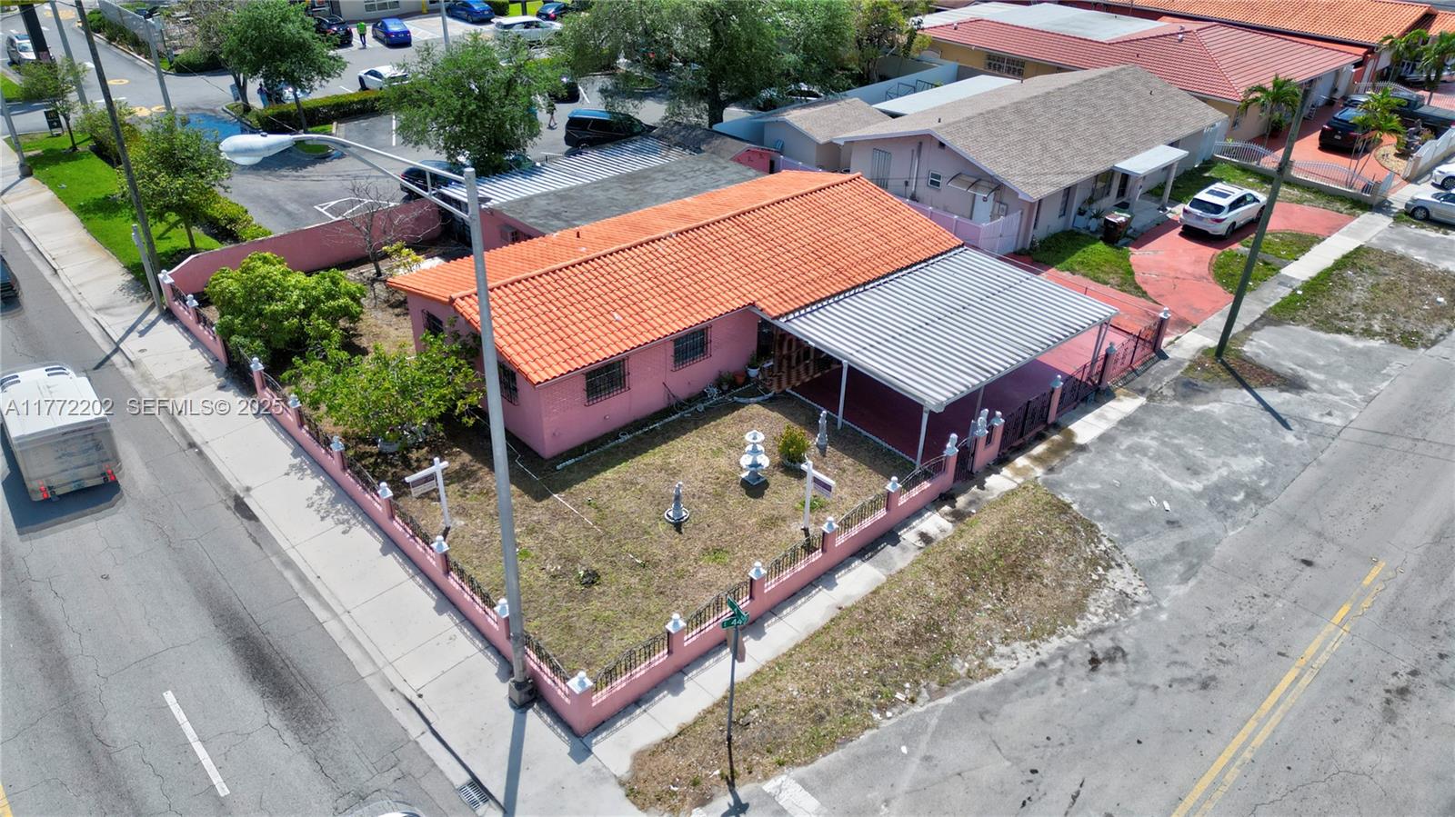 390 East 44th Street Hialeah, FL 33013 - Photo 36 of 39 an aerial view of a house with a garden