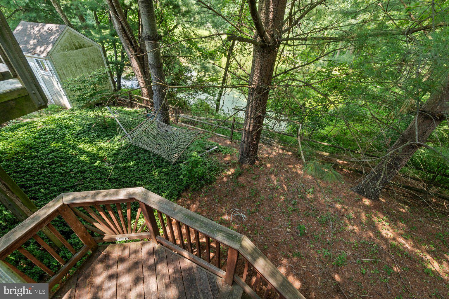 10940 Baskerville Road Reisterstown, MD 21136 - Photo 35 of 38 Deck overlooking wooded lot