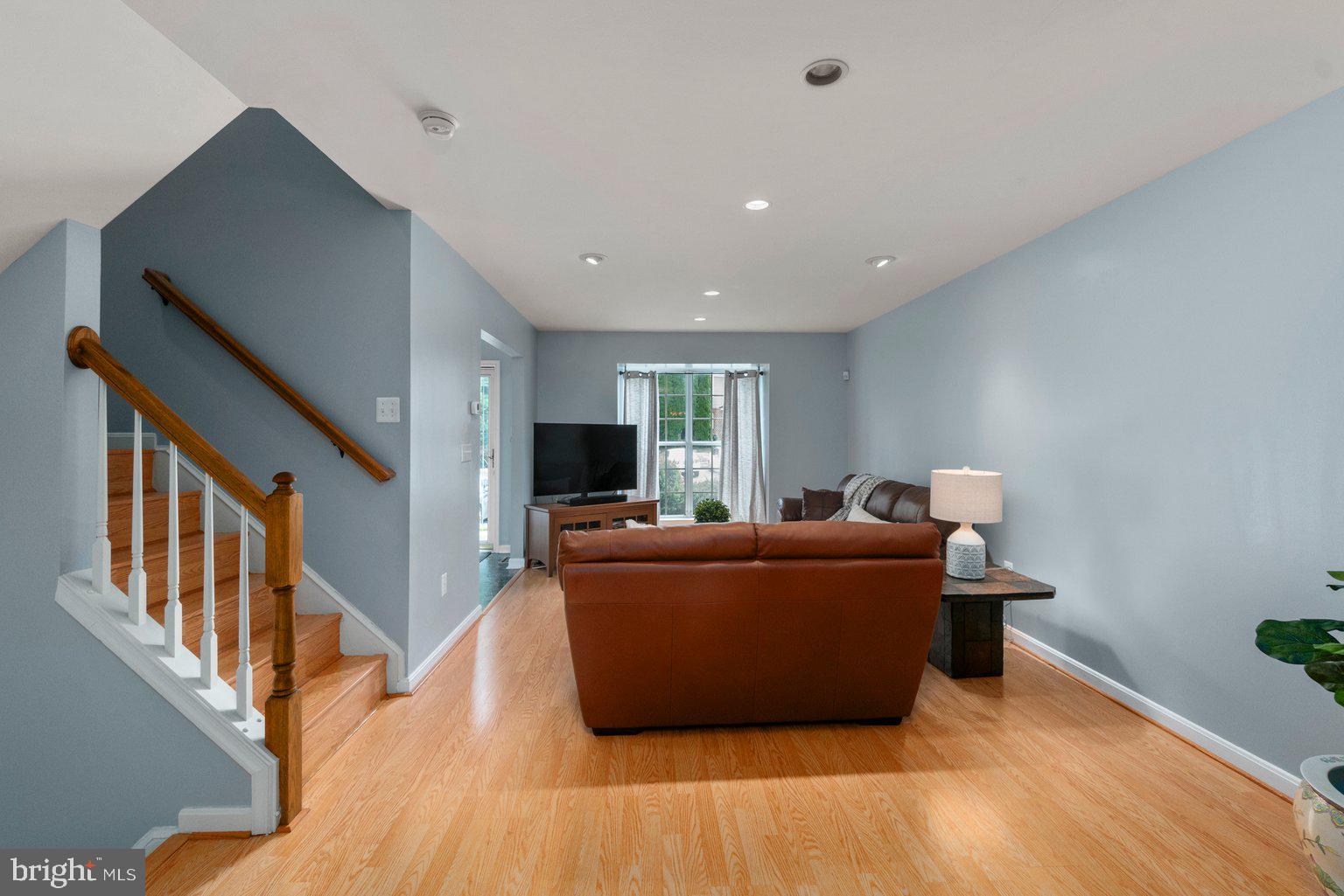 10940 Baskerville Road Reisterstown, MD 21136 - Photo 8 of 38 Living Room with stairs to second level