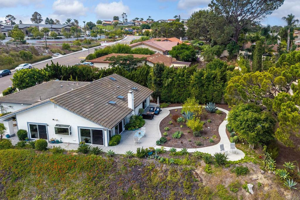 747 Santa Victoria Solana Beach, CA 92075 - Photo 41 of 57 an aerial view of a house with a yard