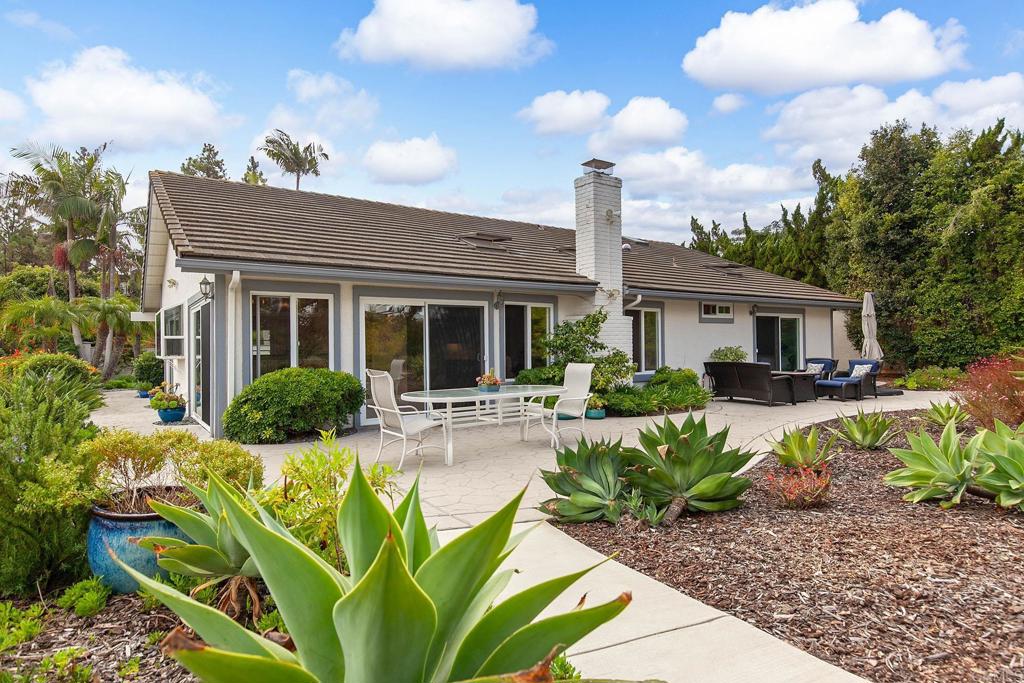 747 Santa Victoria Solana Beach, CA 92075 - Photo 45 of 57 a front view of house with yard outdoor seating and barbeque oven