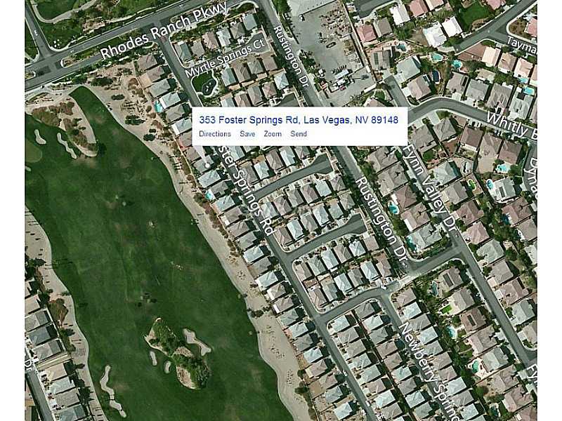 353 Foster Springs Road Las Vegas, NV 89148 - Photo 33 of 35 Aerial View.