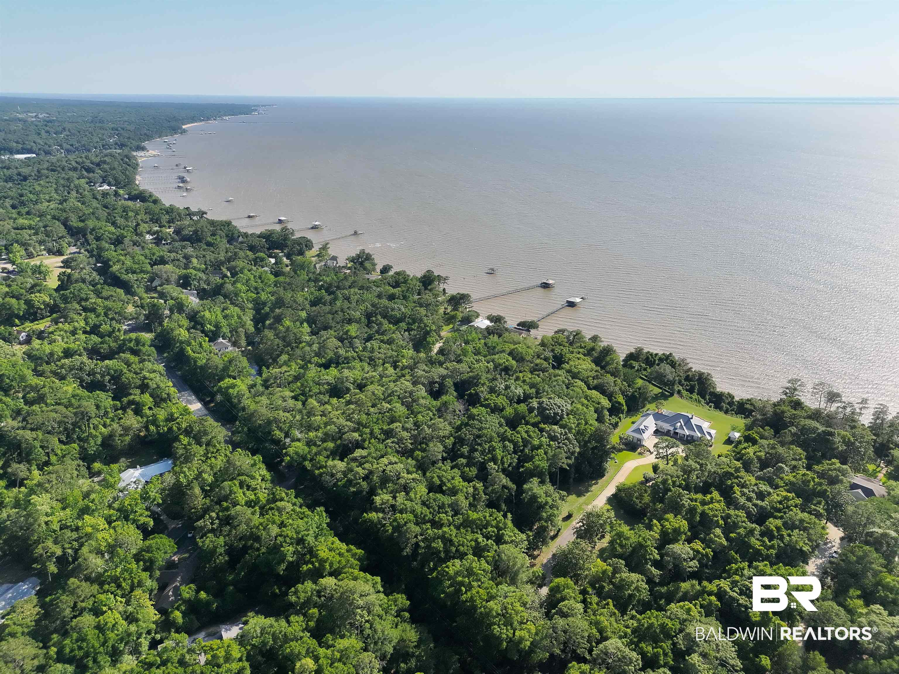 22951 Main Street Fairhope, AL 36532 - Photo 3 of 13 Drone / aerial view of a nearby body of water