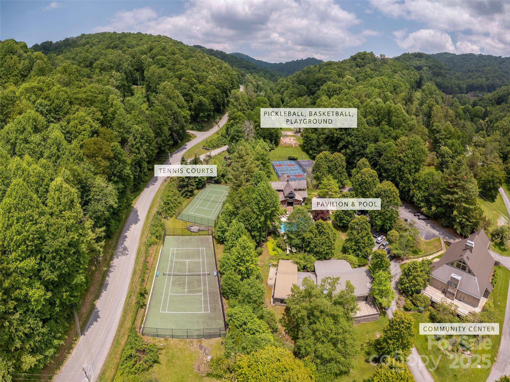 0 English Ridge Drive, Unit 34 Mars Hill, NC 28754 - Photo 15 of 32 an aerial view of a house