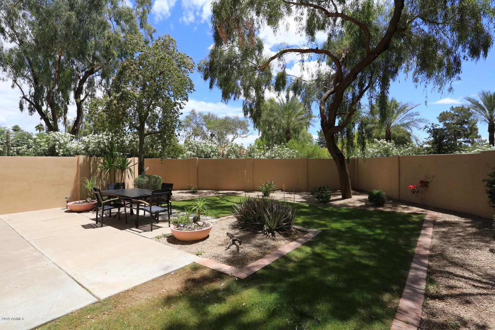 7710 East Gainey Ranch Road, Unit 131 Scottsdale, AZ 85258 - Photo 31 of 52 Backyard
