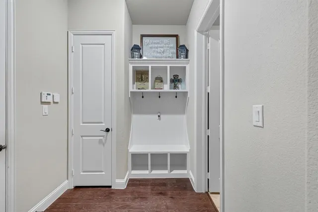 a view of an entryway door