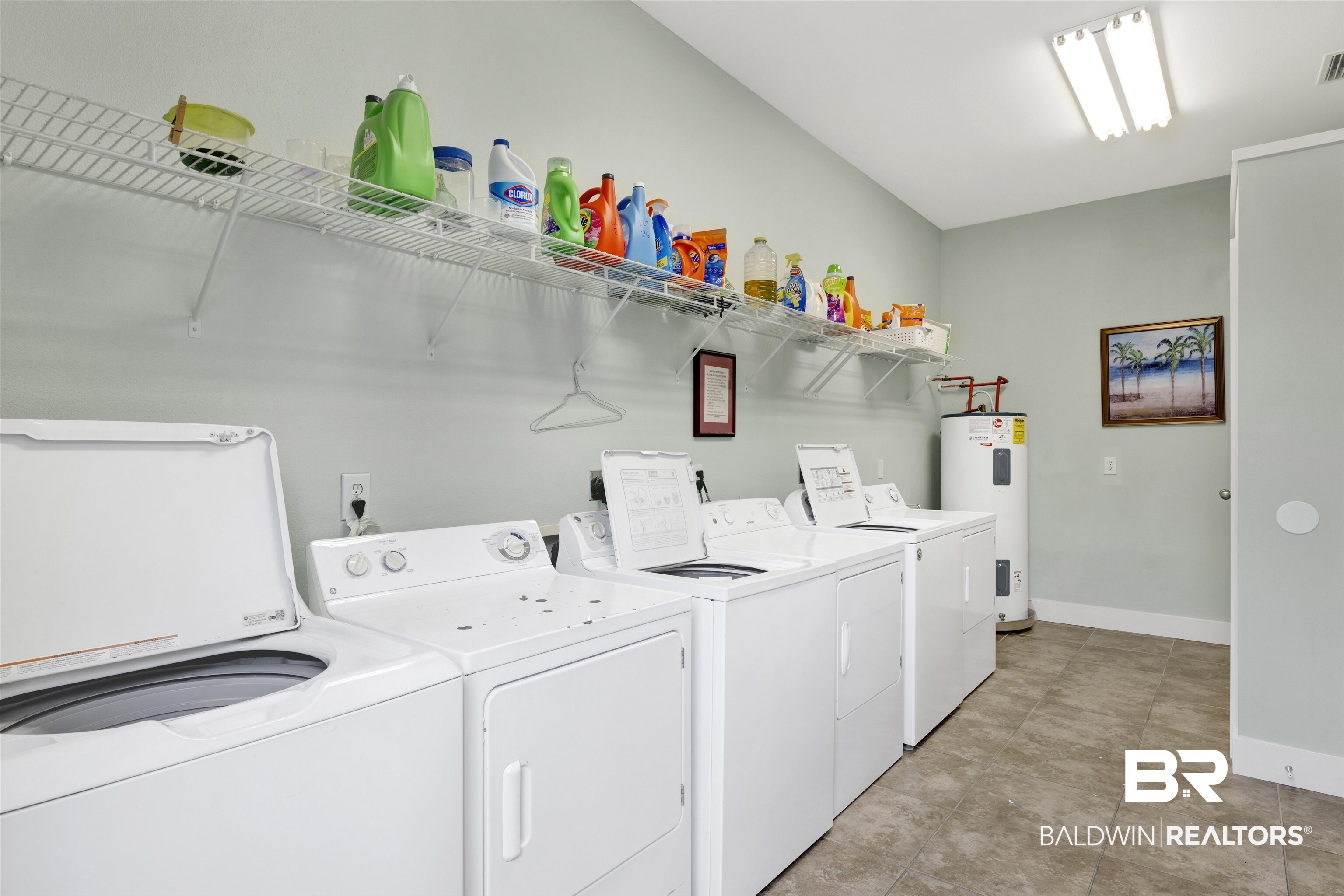 4650 Griffith Marina Road, Unit LOT 24 Orange Beach, AL 36561 - Photo 33 of 34 Laundry area with washer and dryer and water heater