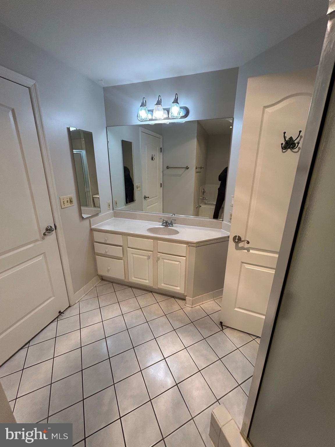 6924 Fairfax Drive, Unit 140 Arlington, VA 22213 - Photo 19 of 19 a bathroom with a sink toilet and mirror