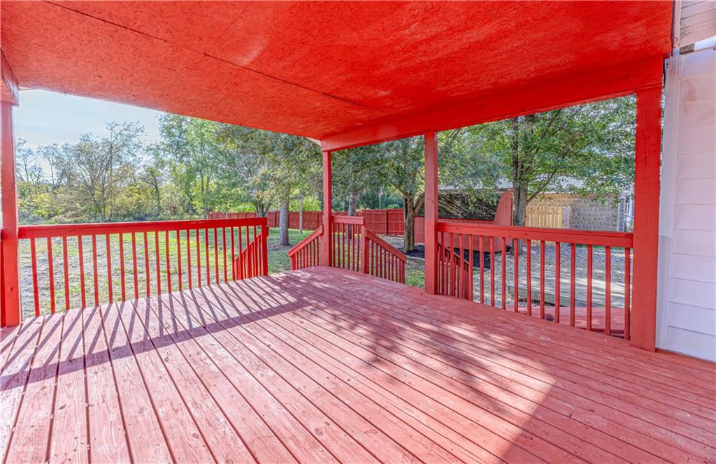 489 Indiana Road Creekside, PA 15732 - Photo 19 of 22 a view of a wooden deck