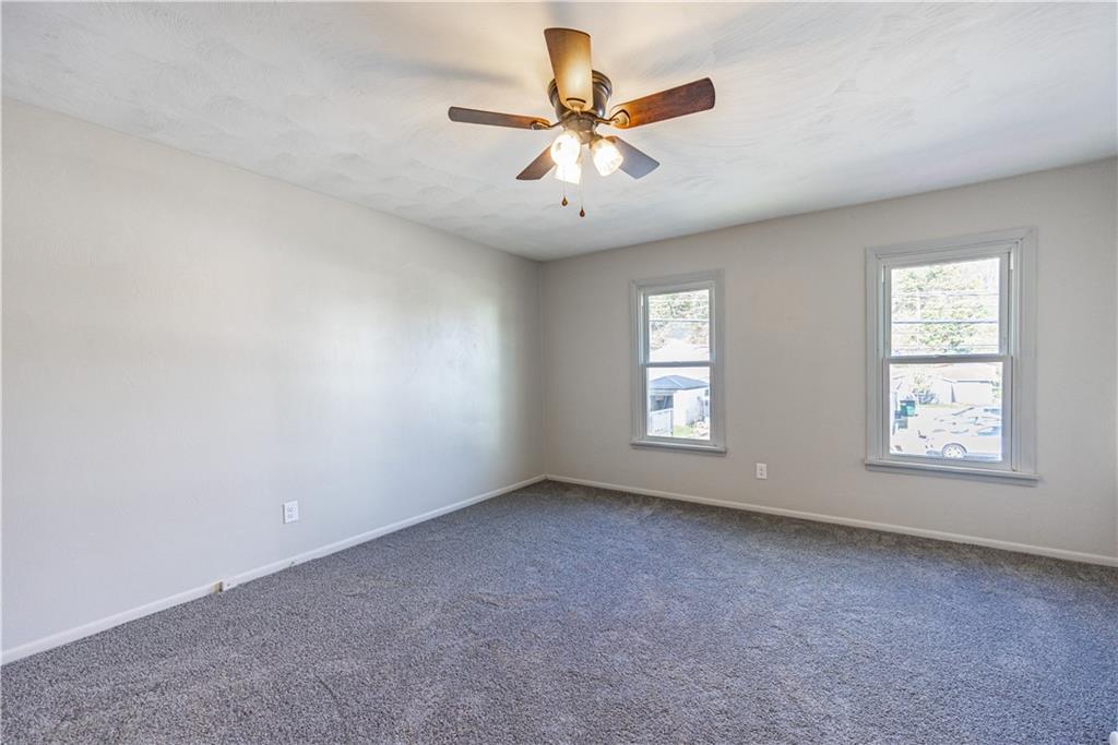 489 Indiana Road Creekside, PA 15732 - Photo 10 of 22 a view of an empty room with a window