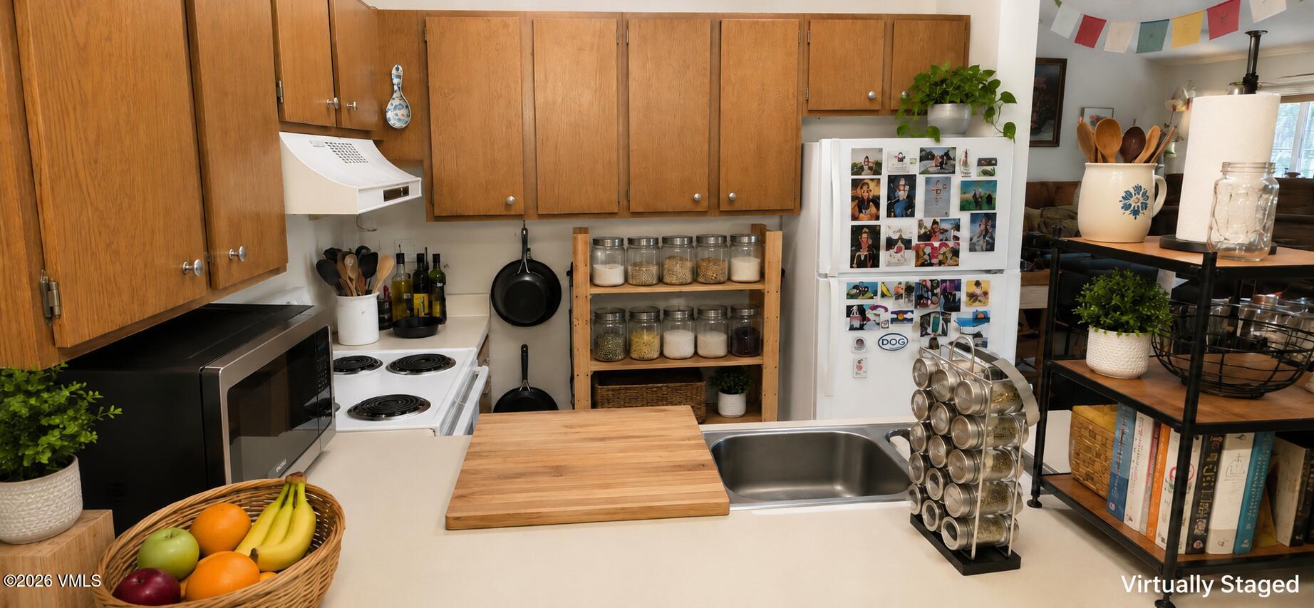 3971 Big Horn Road, Unit 7X Vail, CO 81657 - Photo 6 of 10 3971 Bighorn kitchen staged