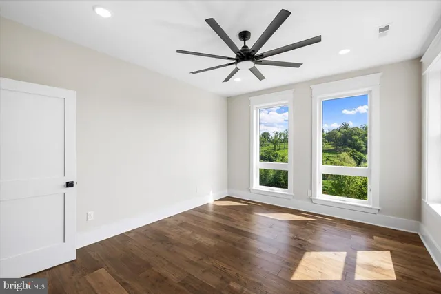 a view of a balcony with city view