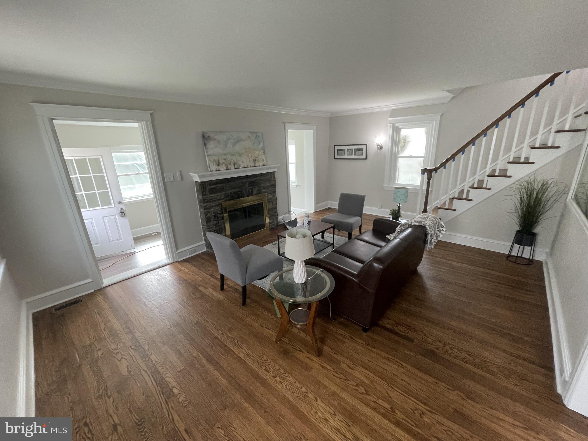 2419 Hollis Road Havertown, PA 19083 - Photo 4 of 33 Stone Fireplace
