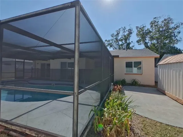 a house with trees in front of it