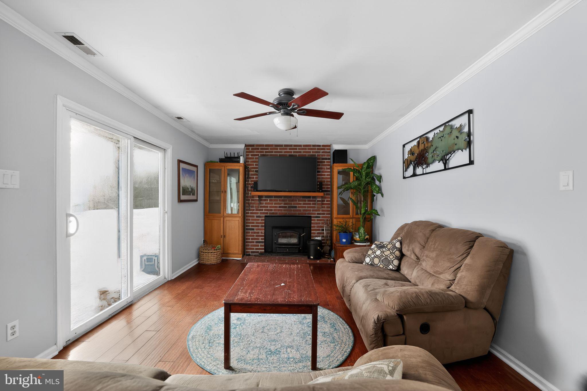 1997 Sunrise Way Jamison, PA 18929 - Photo 10 of 38 a living room with furniture and a fireplace