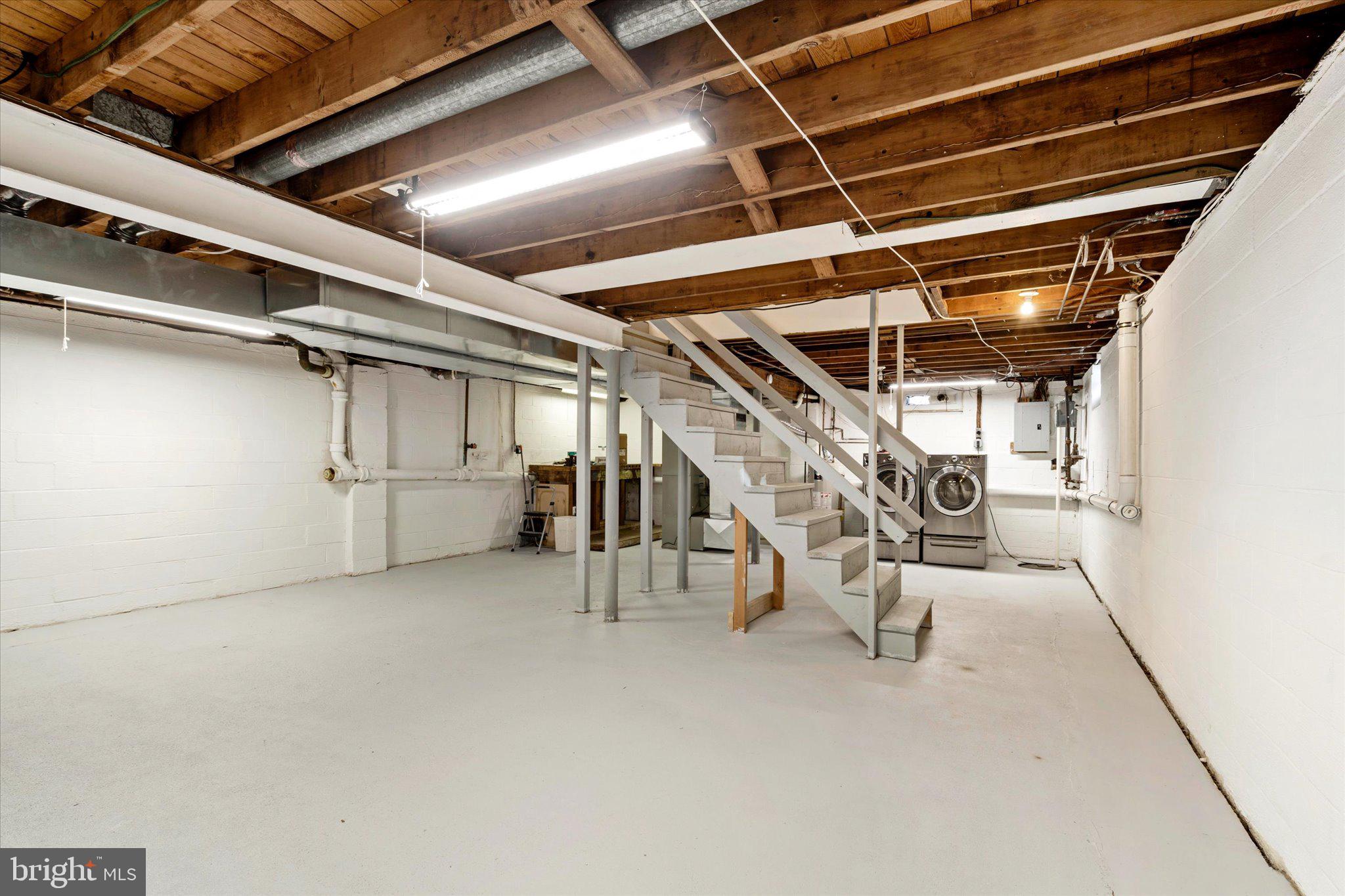 745 Woodlane Road Beverly, NJ 08010 - Photo 23 of 28 Full Unfinished Basement