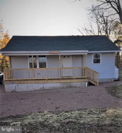 a backyard of a house