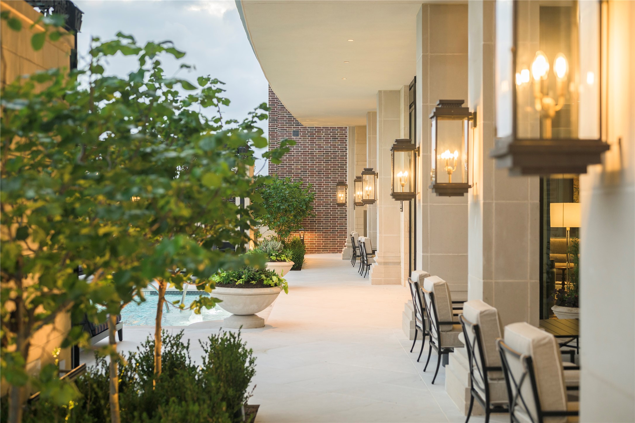 1717 Bissonnet Street, Unit 1106 Houston, TX 77005 - Photo 49 of 50 Stunning cast stone detail, covered lounging spaces and the timeless feel of a 5 star boutique hotel.