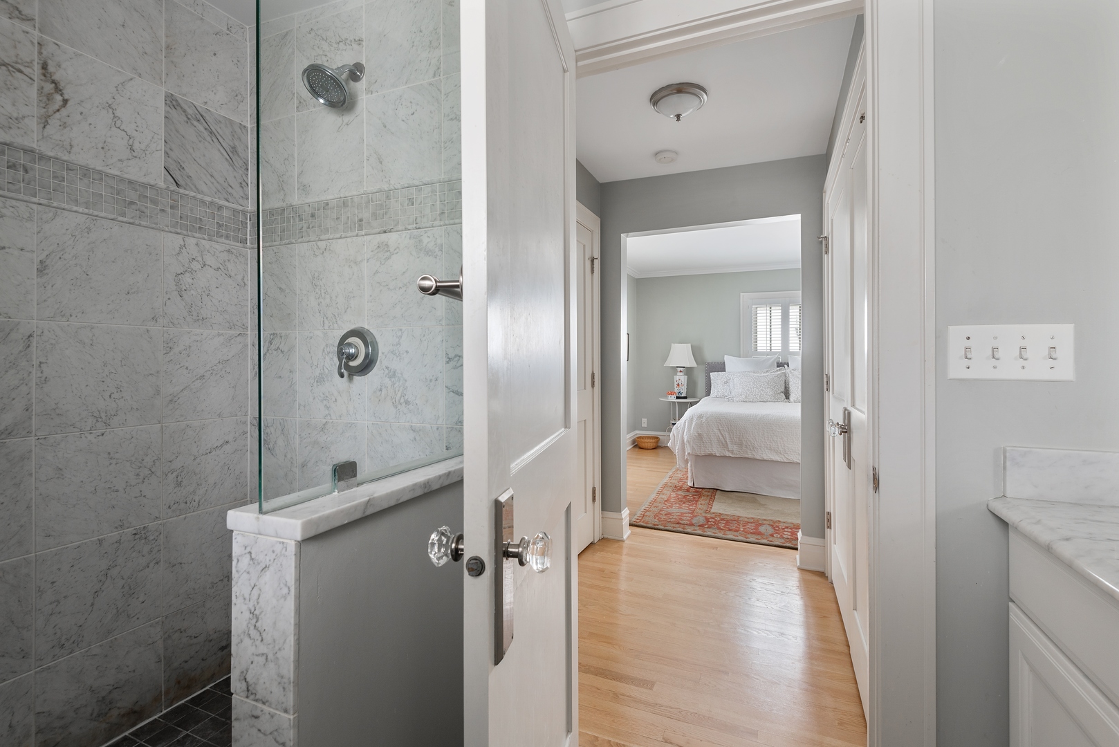 969 Willow Road Winnetka, IL 60093 - Photo 22 of 33 a en suite bathroom with a shower
