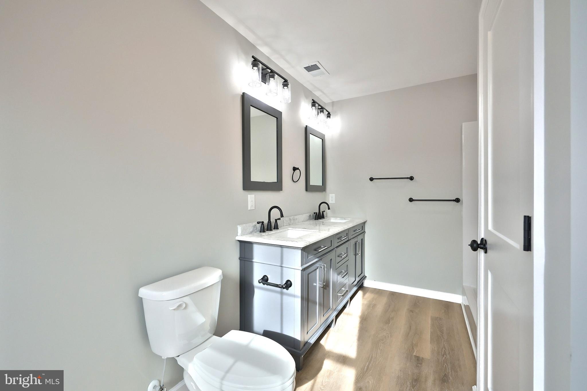 10620 Enfield Road Felton, PA 17322 - Photo 48 of 62 a bathroom with a toilet a sink and a mirror