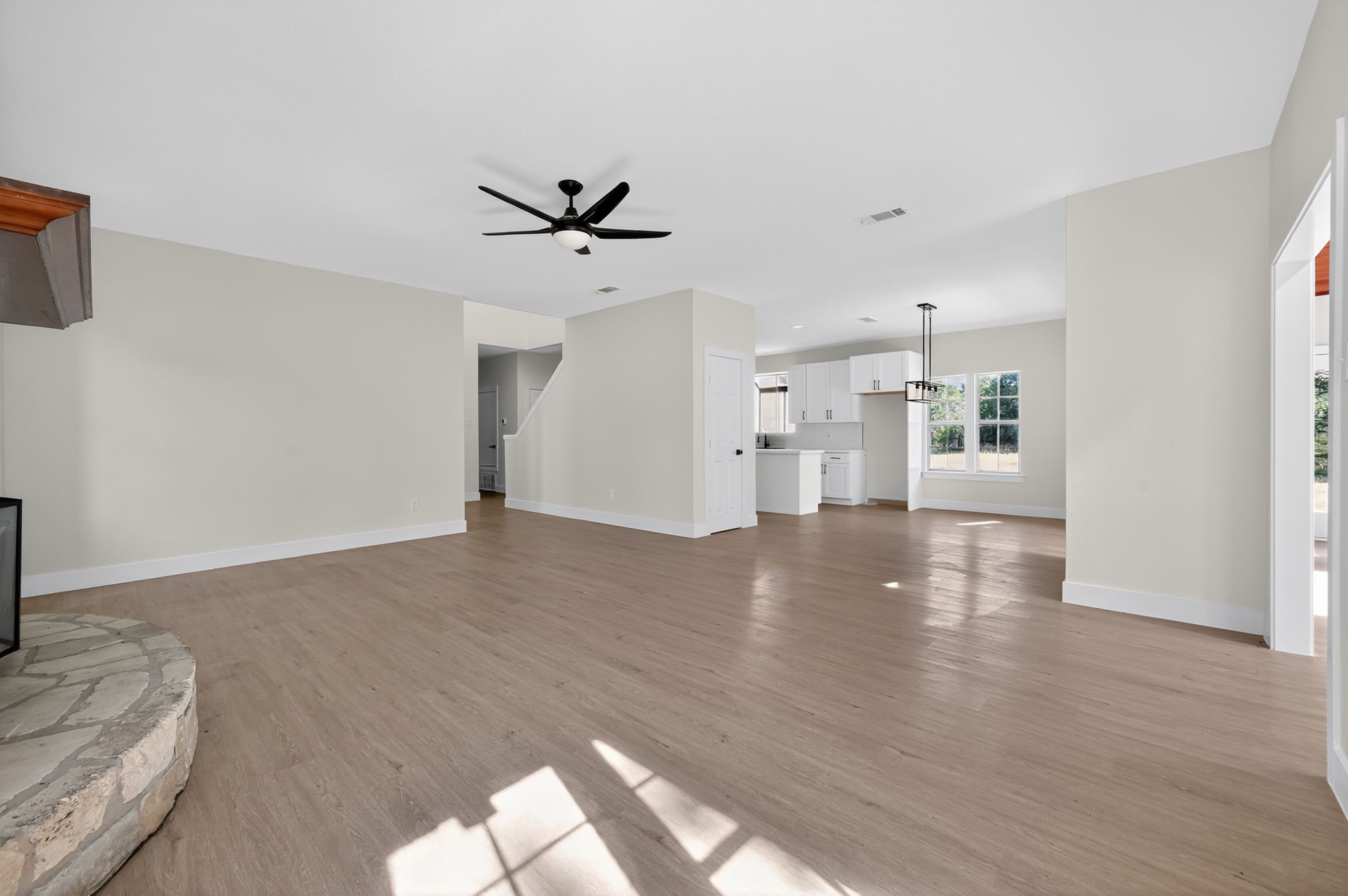 300 Fawn Lane Georgetown, TX 78628 - Photo 15 of 43 a view of empty room with wooden floor and window