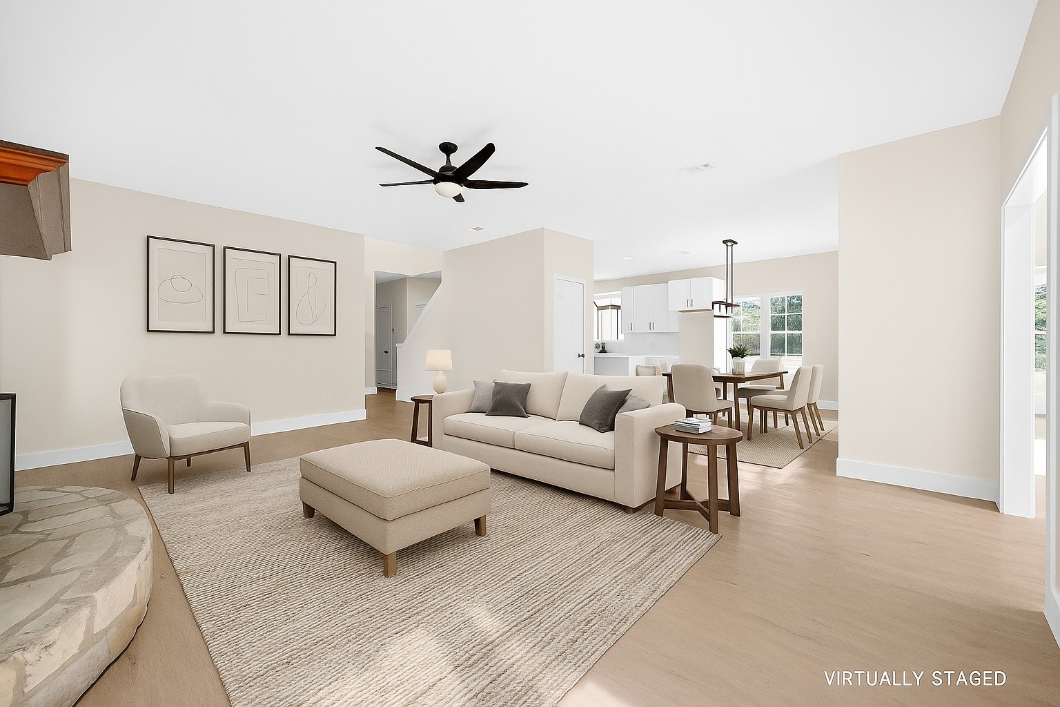 300 Fawn Lane Georgetown, TX 78628 - Photo 5 of 43 a living room with furniture and a large window