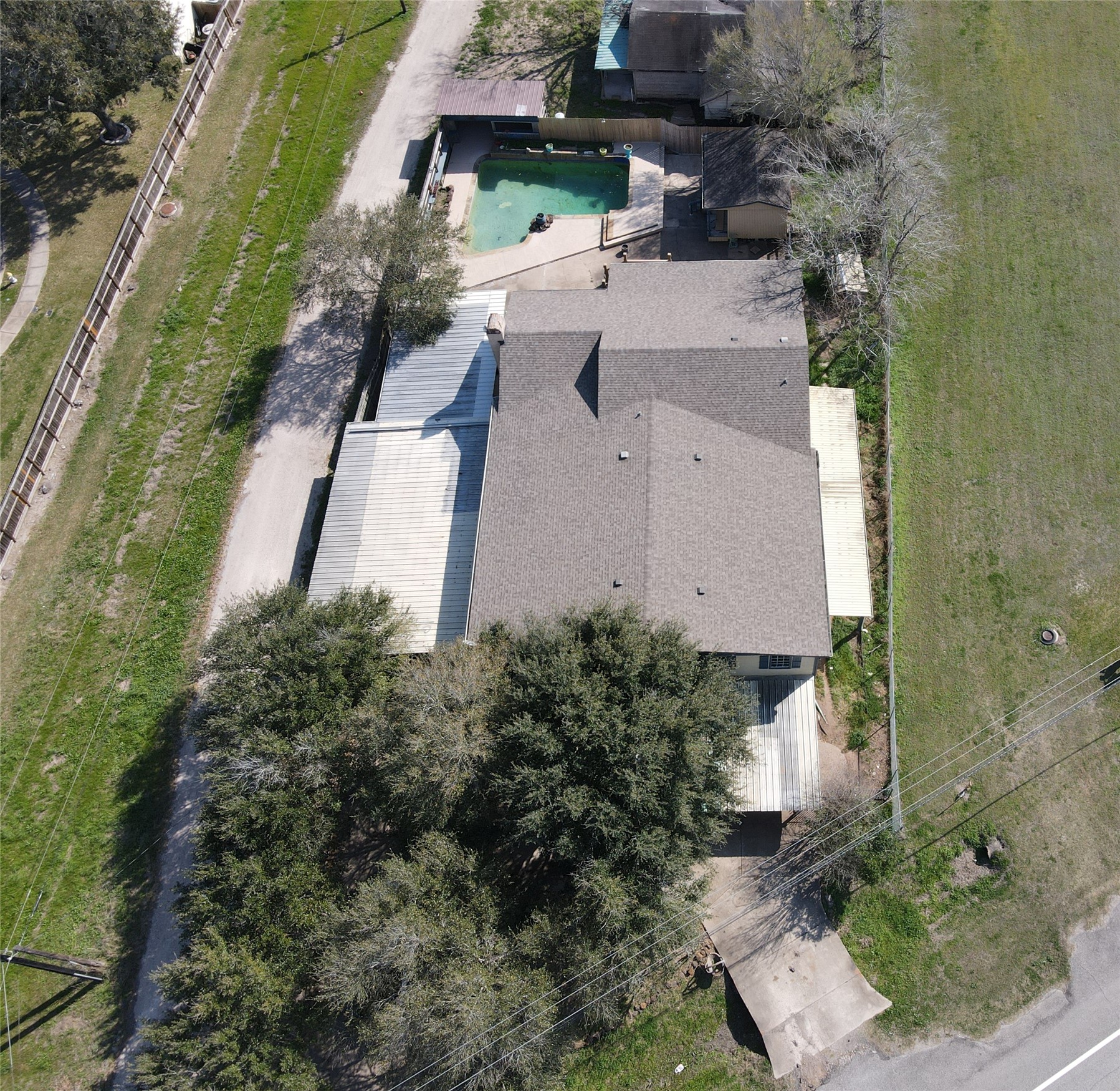 1111 Spur 529 Rosenberg, TX 77471 - Photo 35 of 41 Aerial view looking from the front to the back.