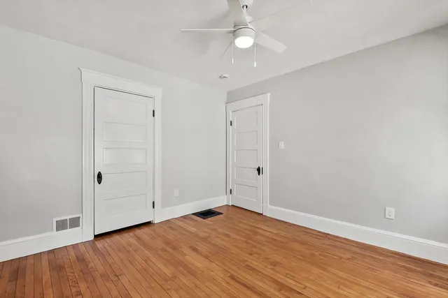 wooden floor in an empty room